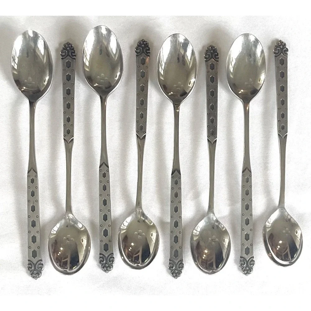 Oneida Northland San Francisco Stainless Flatware Set 59 Pc Japan Black